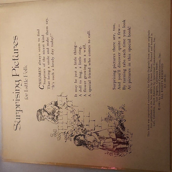 Vintage Surprising Pictures for Little Folks by Ernest Nister Hard Cover Book - Picture 3 of 14